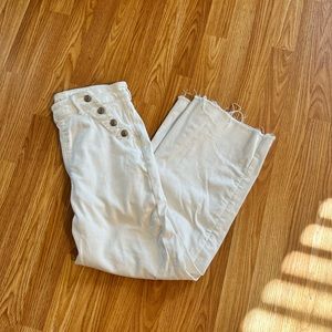 White Wide leg Pants